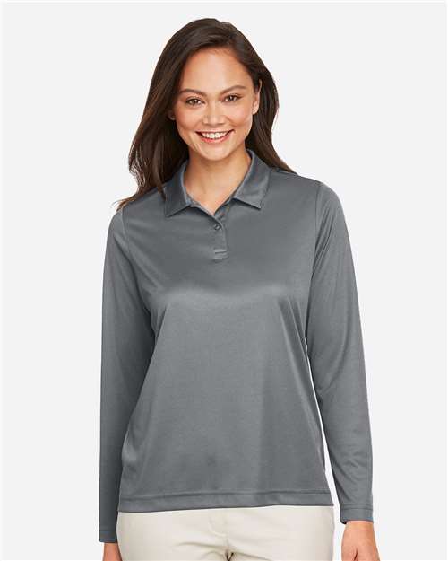 Women's Zone Performance Long Sleeve Polo - TT51LW 35