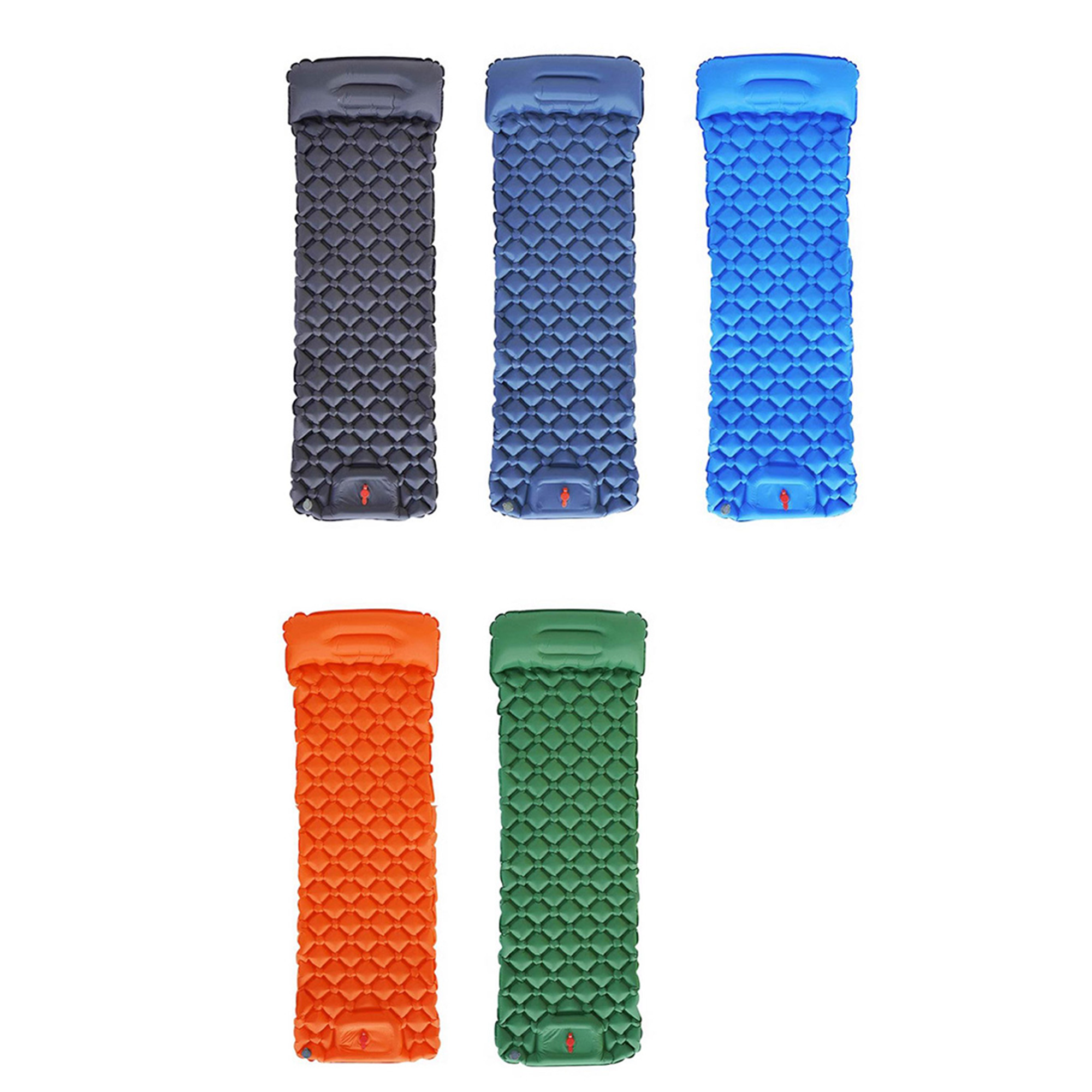 MOQ10 Sleeping Pad Ultralight Inflatable Camping Mat Built-in Pump 5