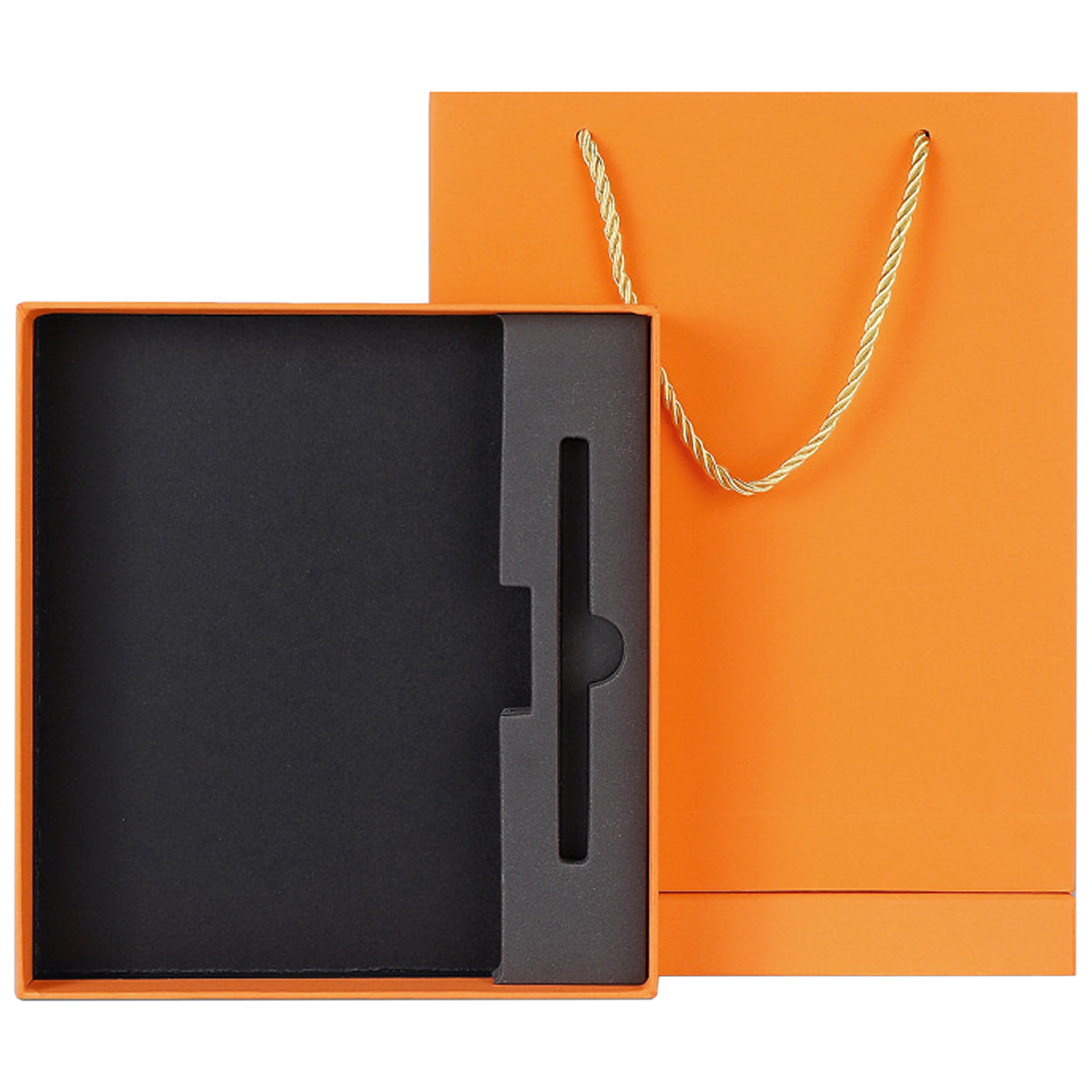 Faux Leather Business Notebook Gift Box And Bag 5