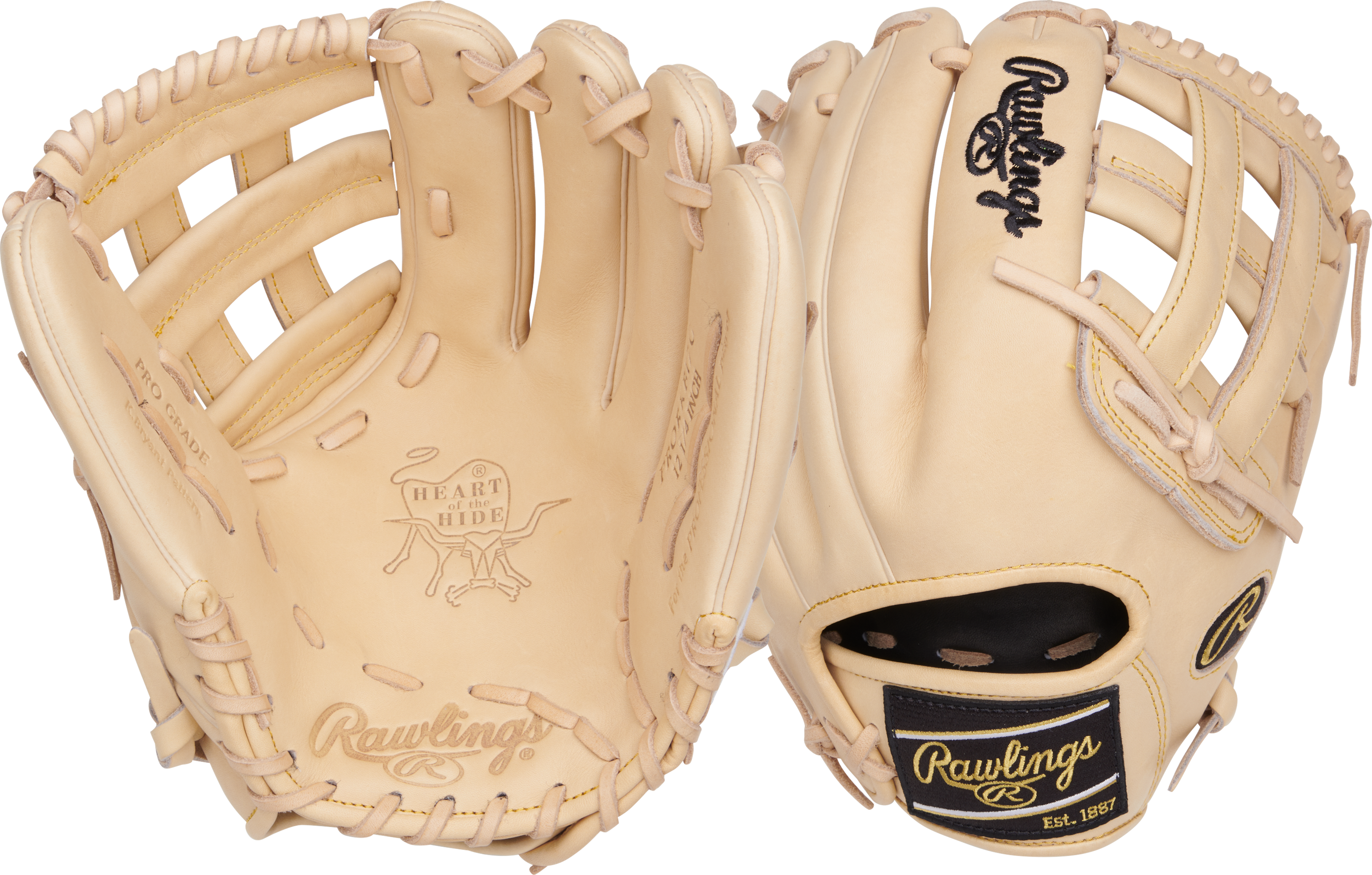 Rawlings Heart of the Hide 12.25 in Baseball Glove, Outfield 2