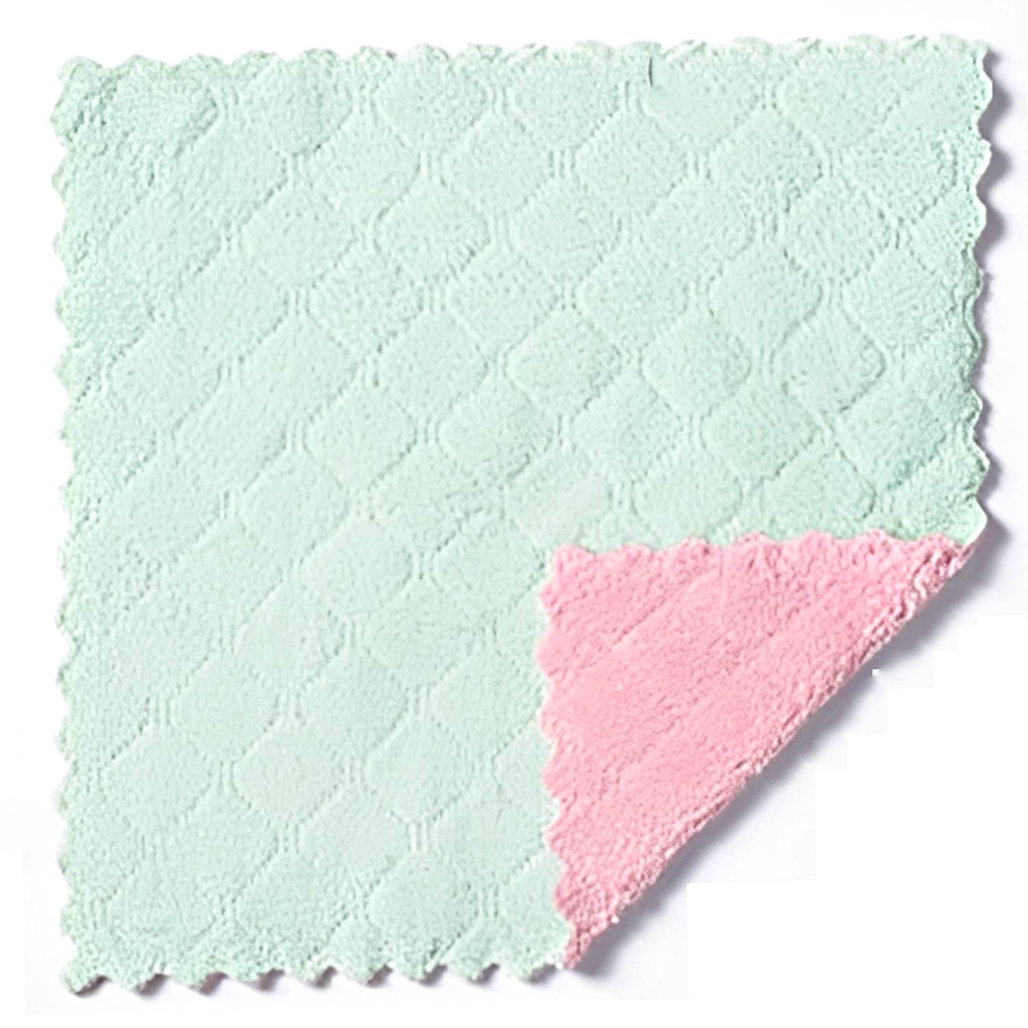 Thick Coral Fleece Cleaning Cloths 9