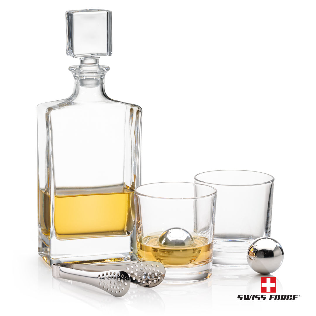 Hallsboro Decanter Set & Ice Balls 4