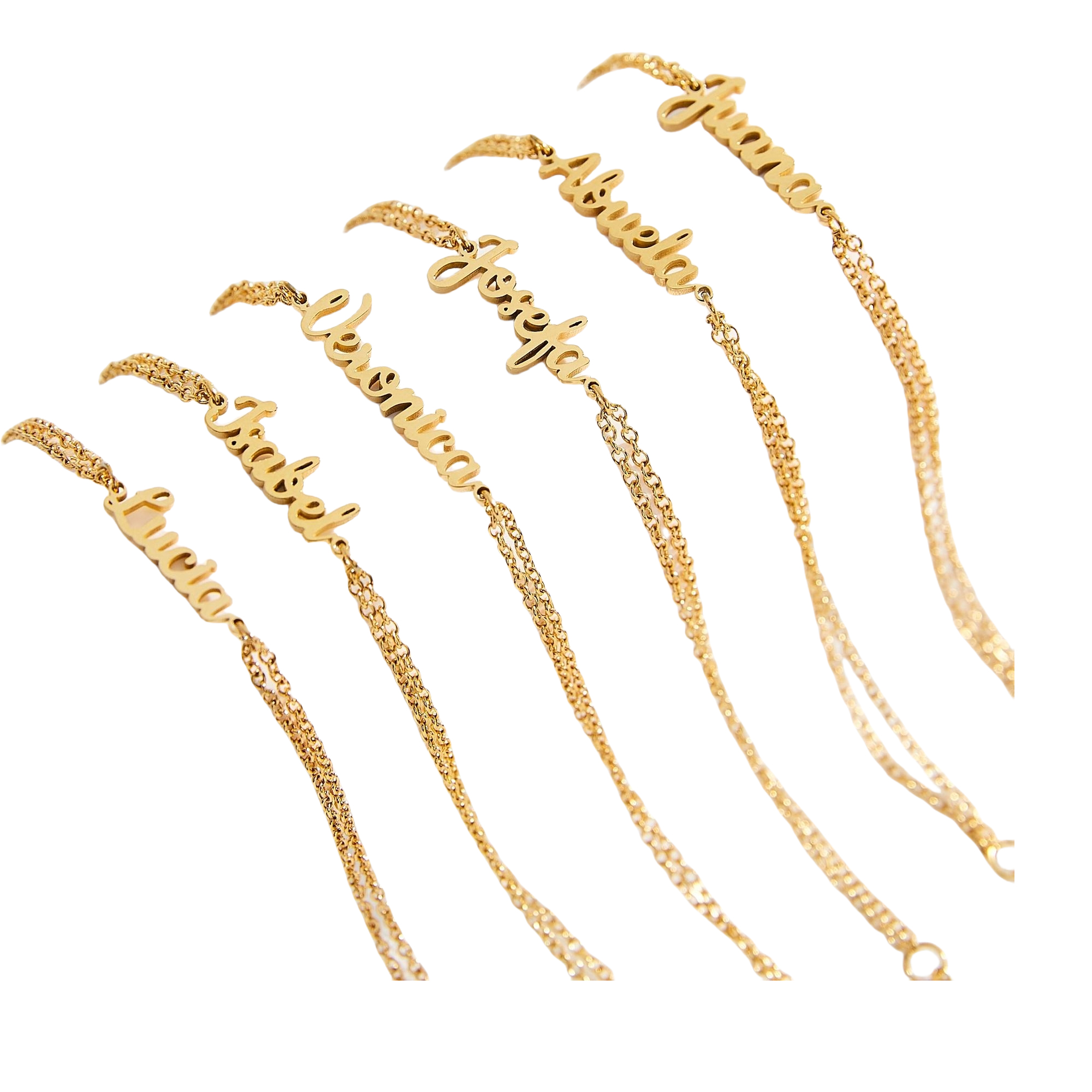 Gold Plated Stainless Steel Letter Bractlet Jewelry MOQ60 1