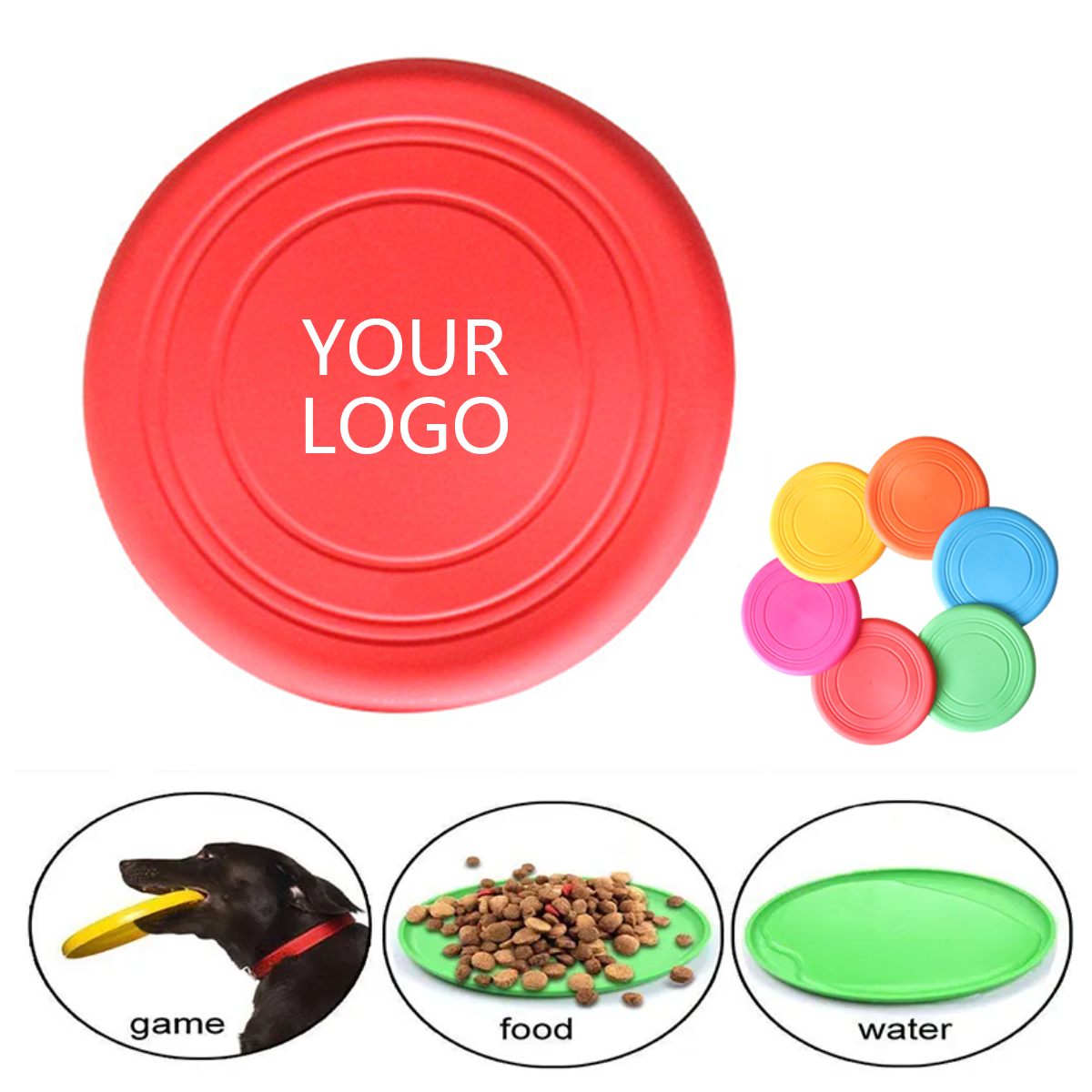 7" Pet Silicone Flyer Disc Toy 2