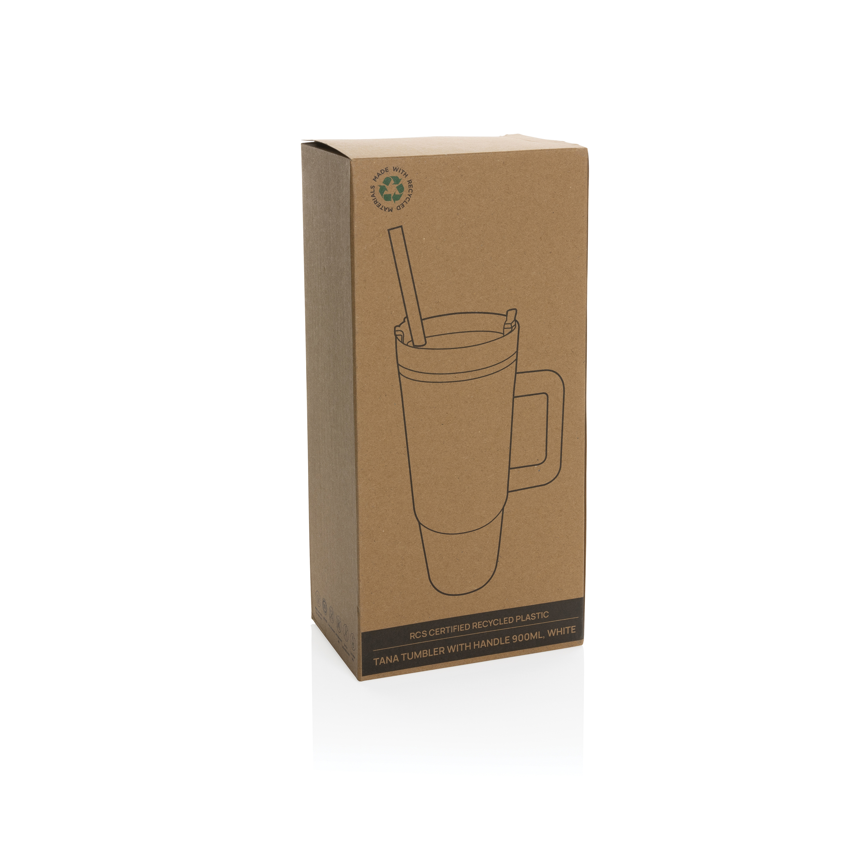 Tana Plastic Tumbler with Handle 900ML 42