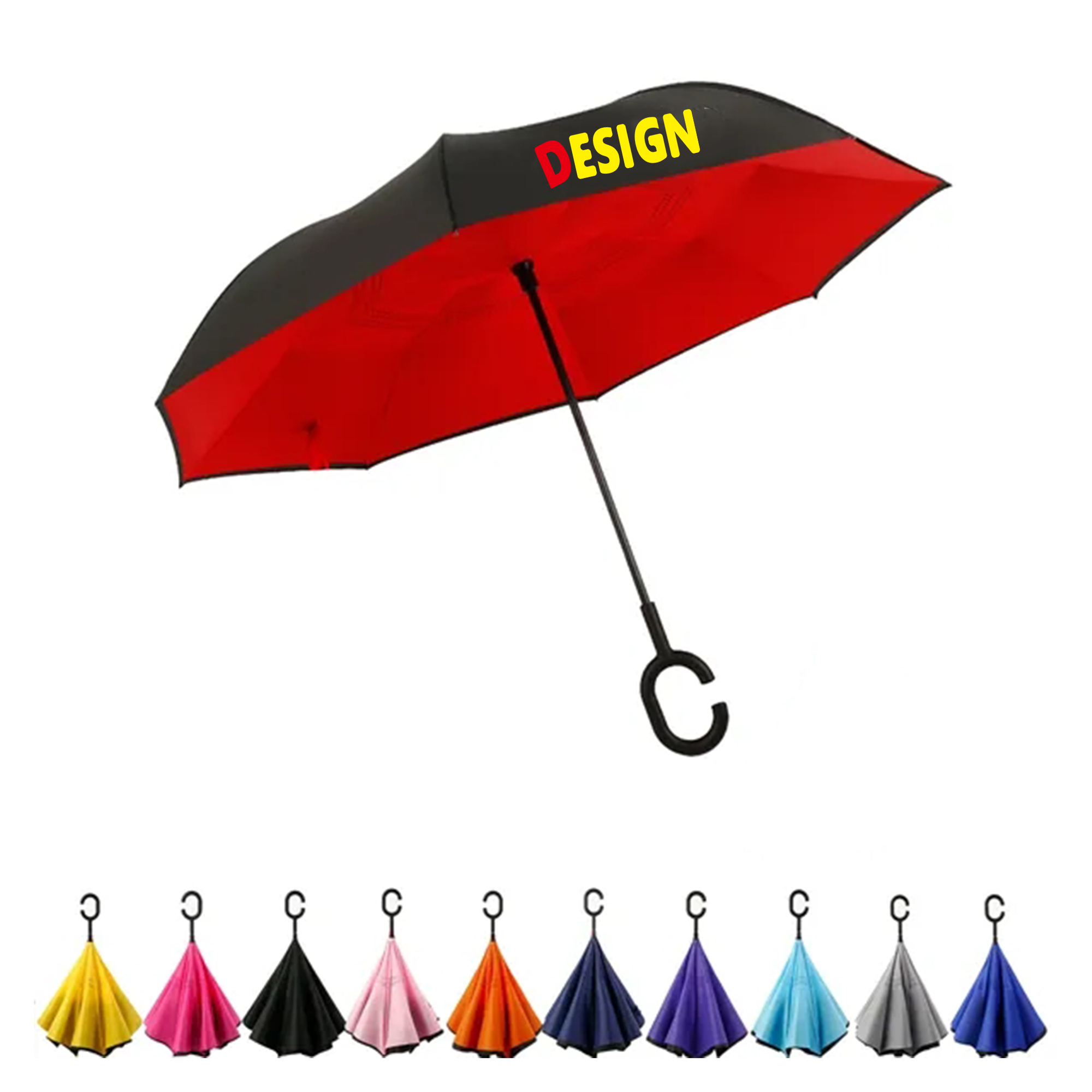 Windproof Inverted Folding Umbrella 2