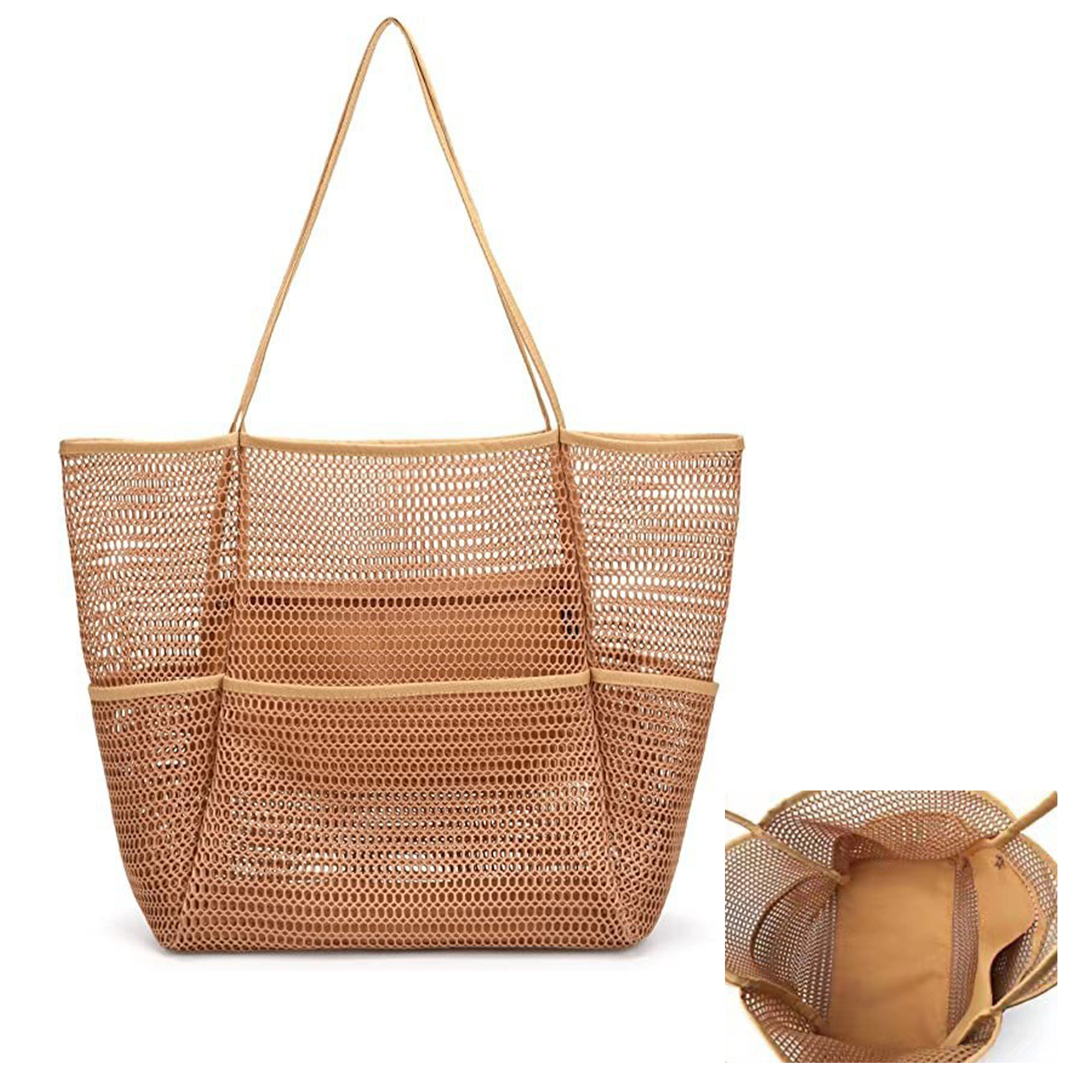 nylon Foldable Swim Large Beach Tote Bag 6