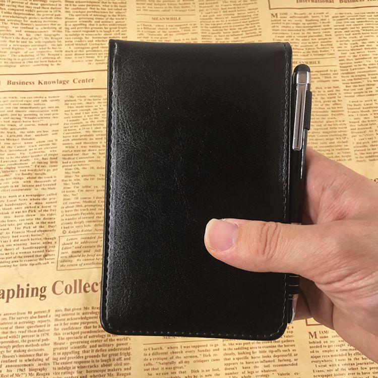 Mini Pocket Notepad Holder Set with Pen 3