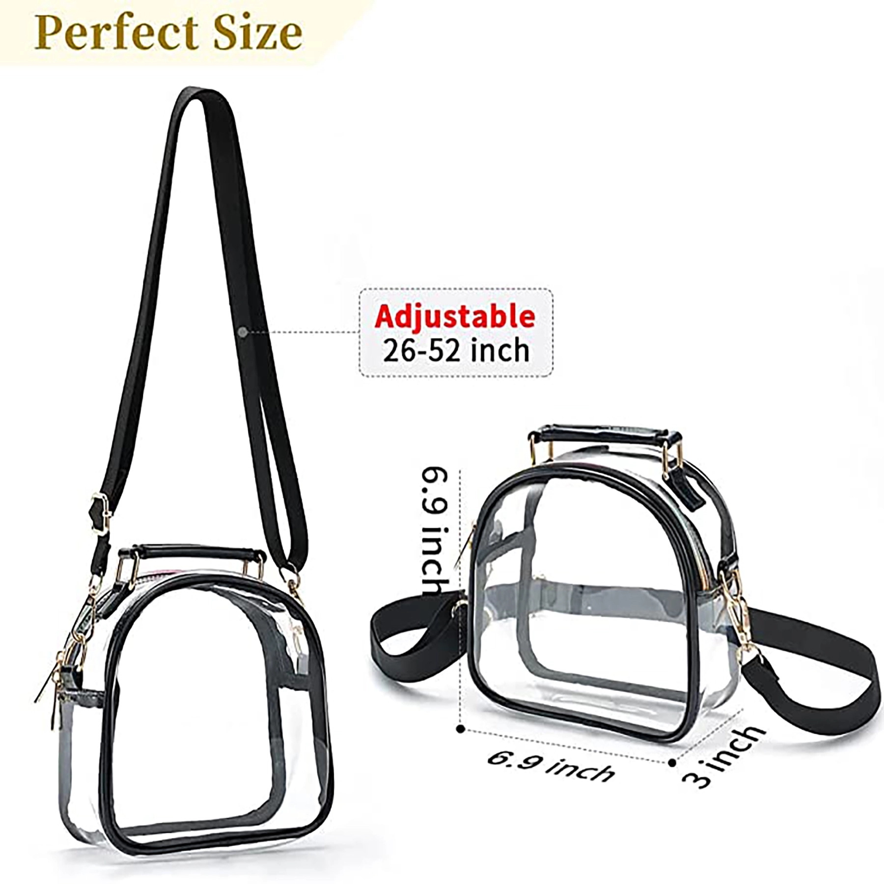 Clear Purse Crossbody Bag 2