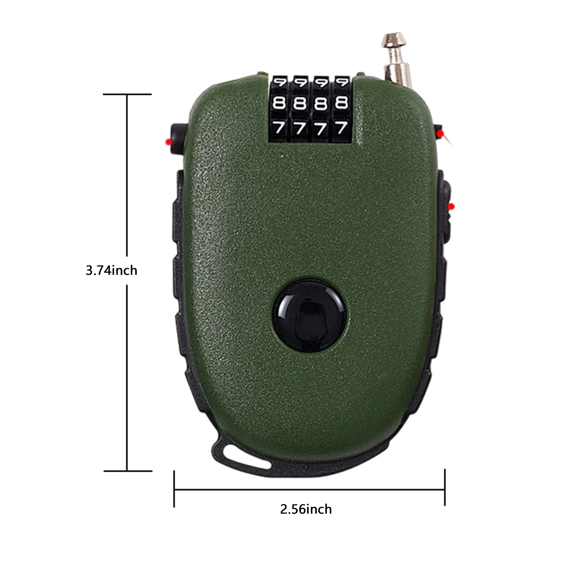 Compact Cable Lock for Helmets and Multipurpose Use 6
