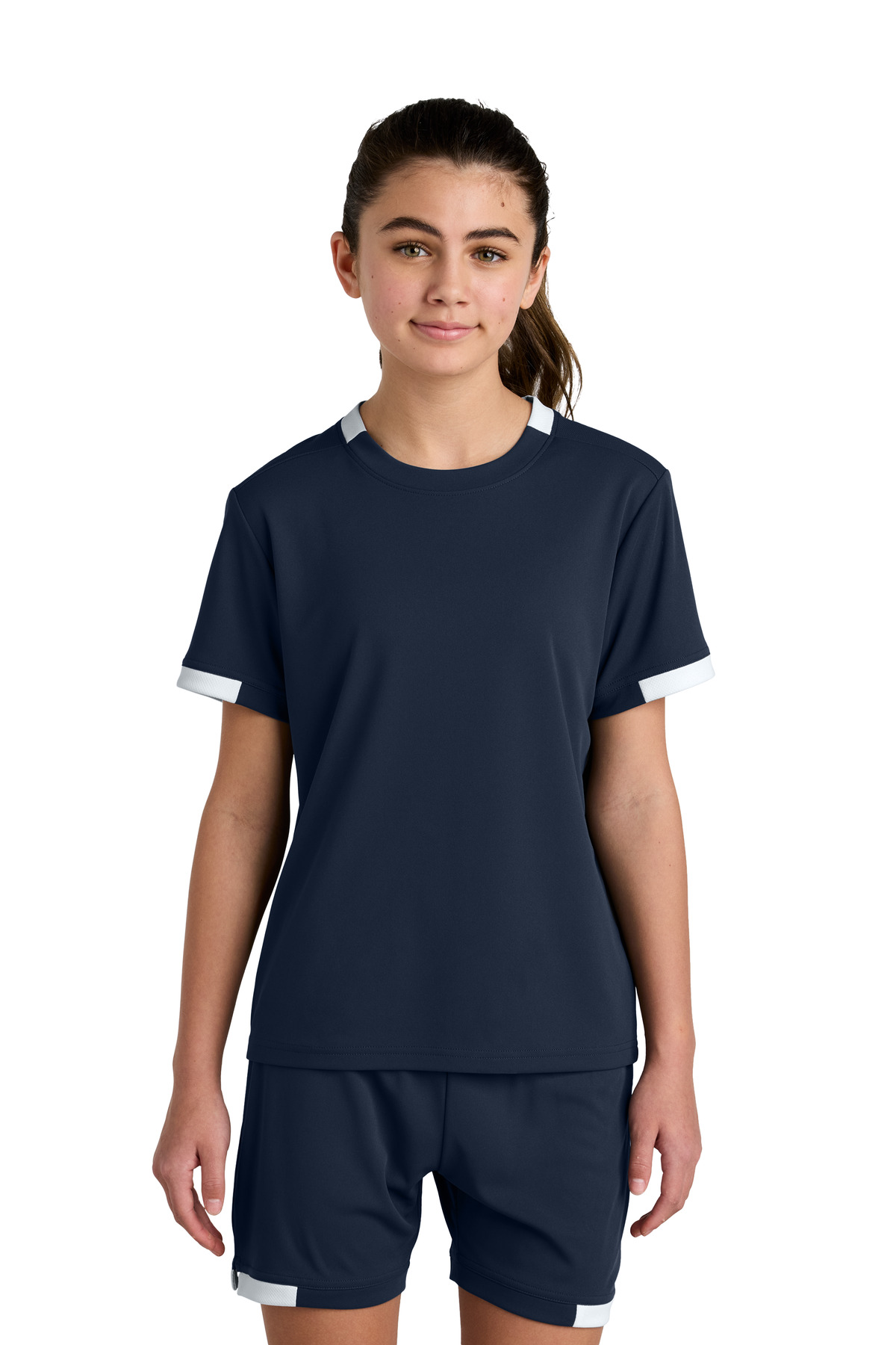 Sport-Tek Youth Club Short Sleeve Crew YST440 41