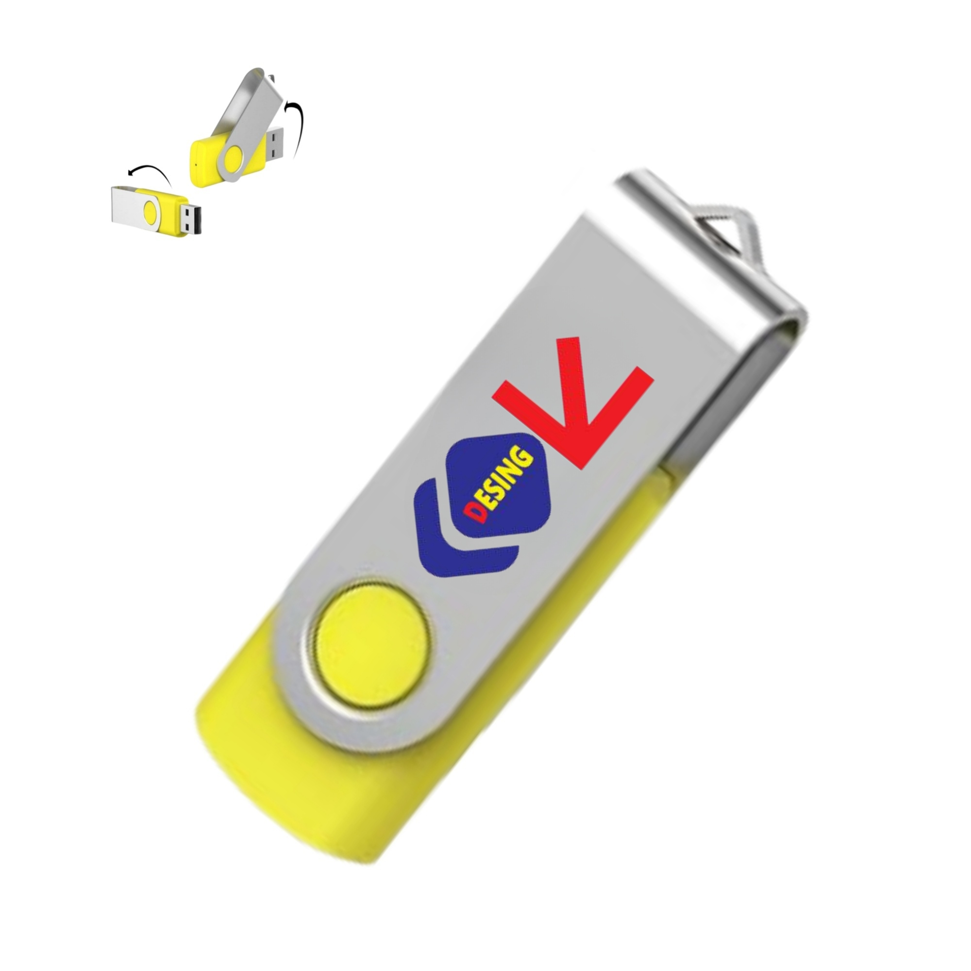 1GB Swivel USB Flash Drive 8