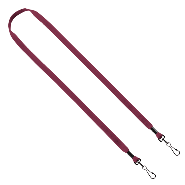 1/2" Cotton Double Swivel Hook Lanyard 18