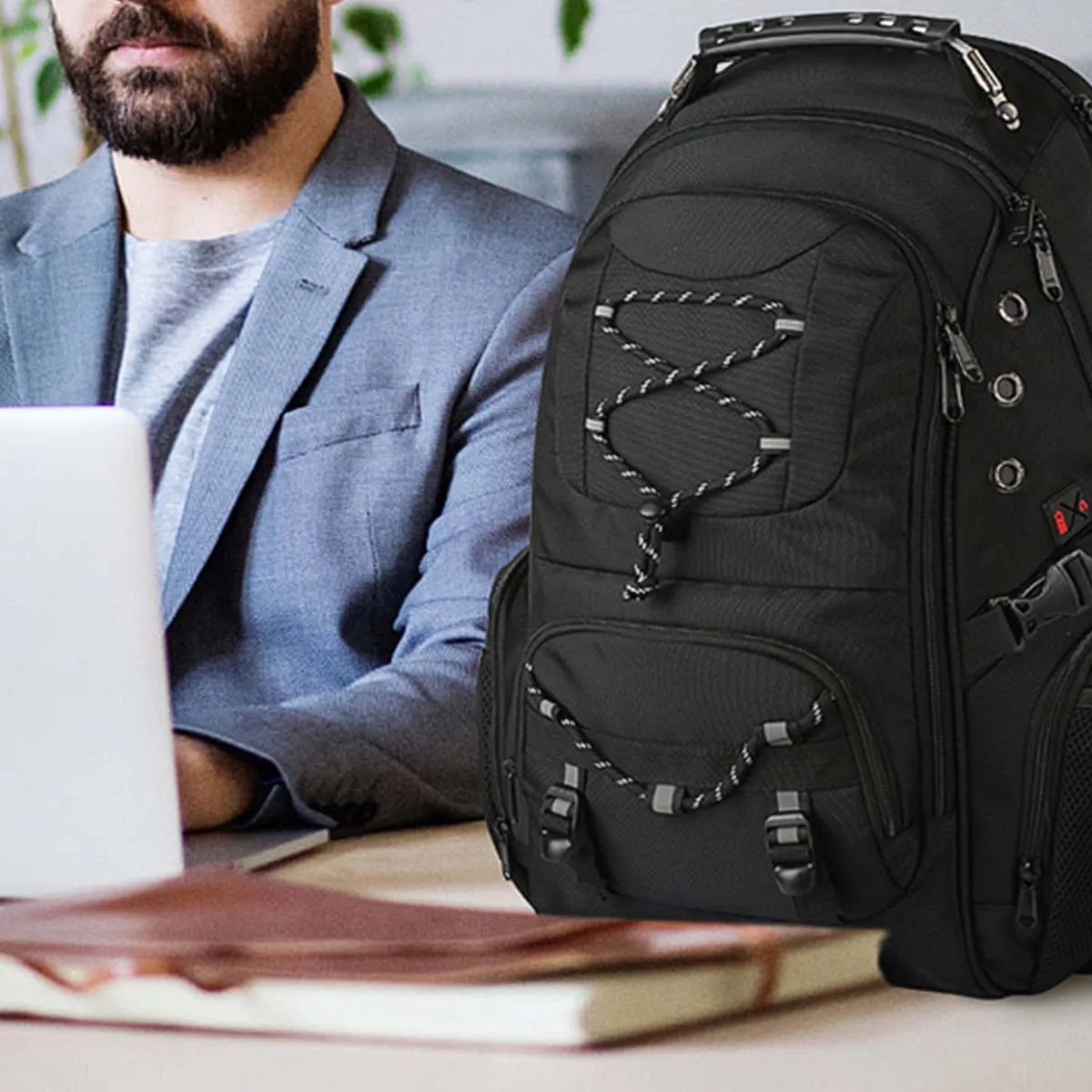 40L TSA Friendly Large Capacity Backpacks With USB Port 2