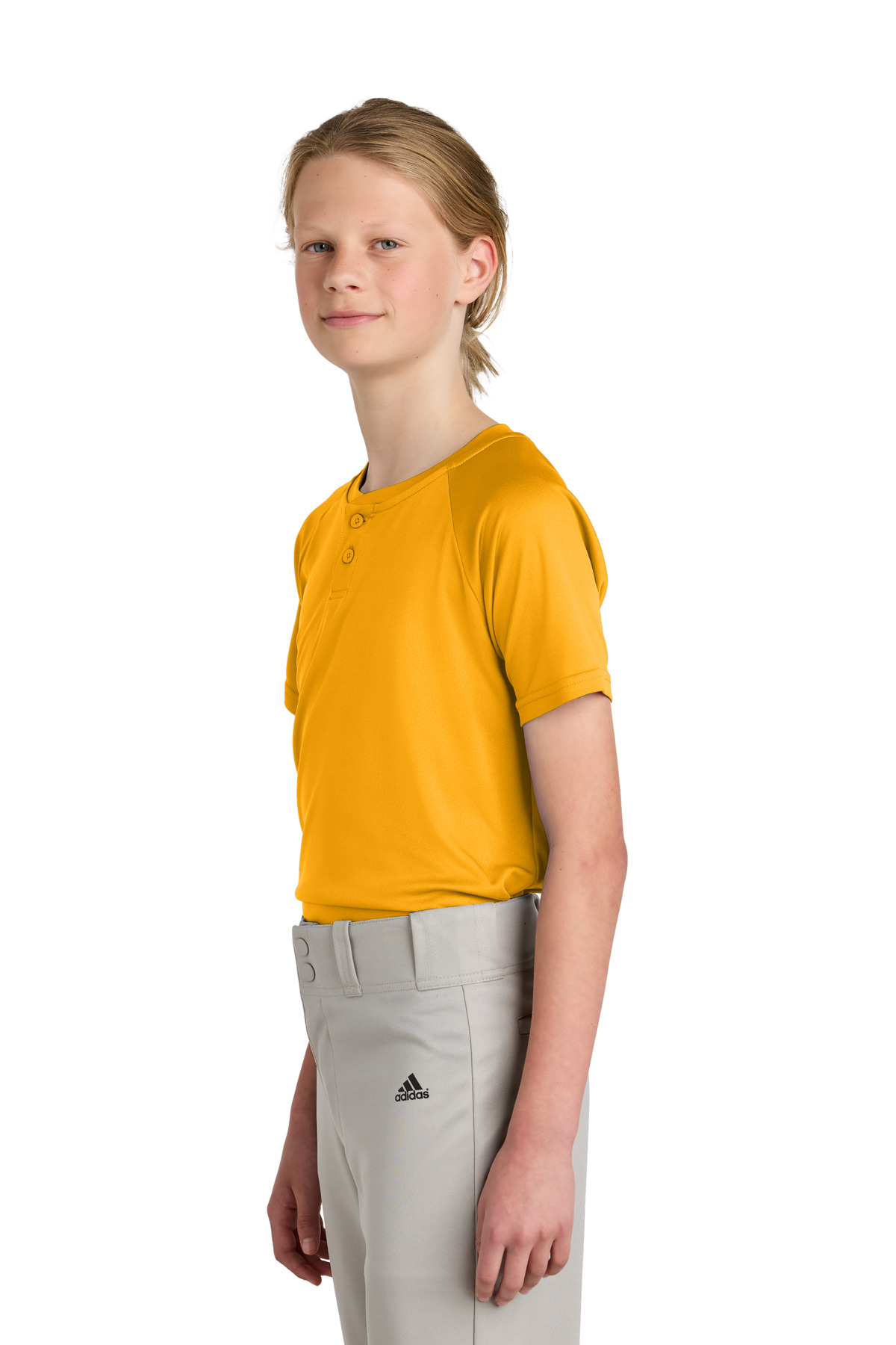 Sport-Tek Youth PosiCharge Competitor 2-Button Henley YST359 67