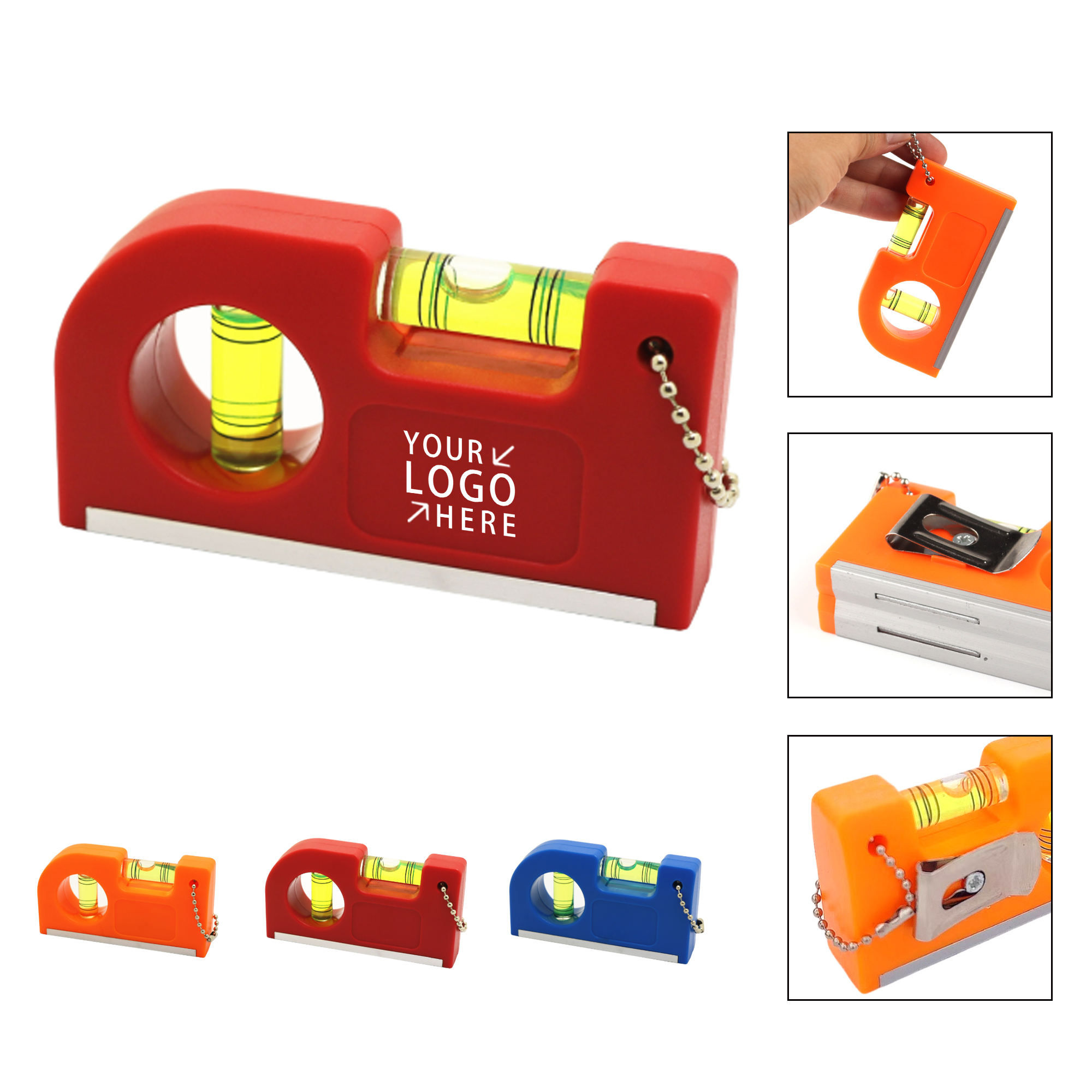 Magnetic Pocket Level Ruler Keychain 2