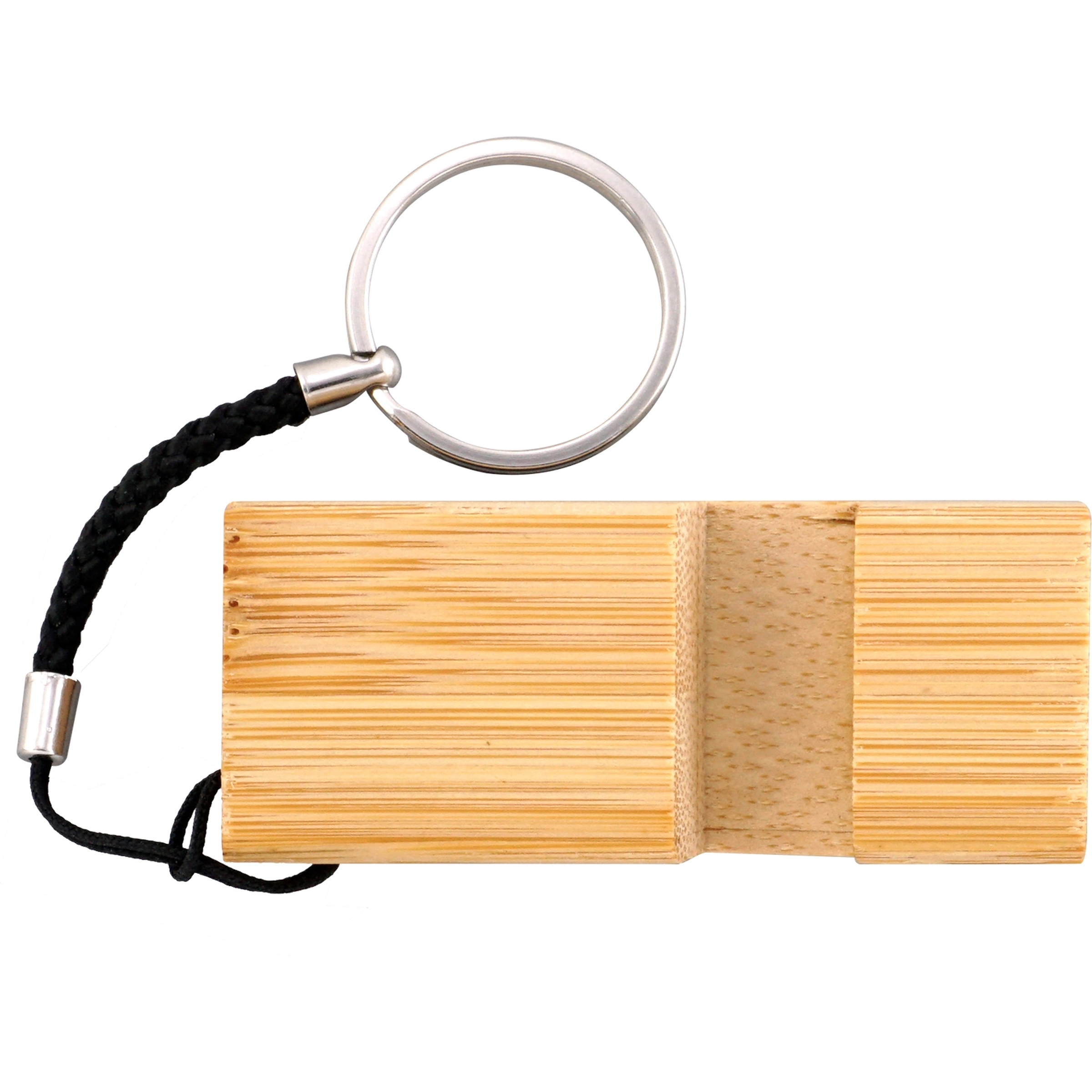 Bamboo Phone Stand Keychain 3