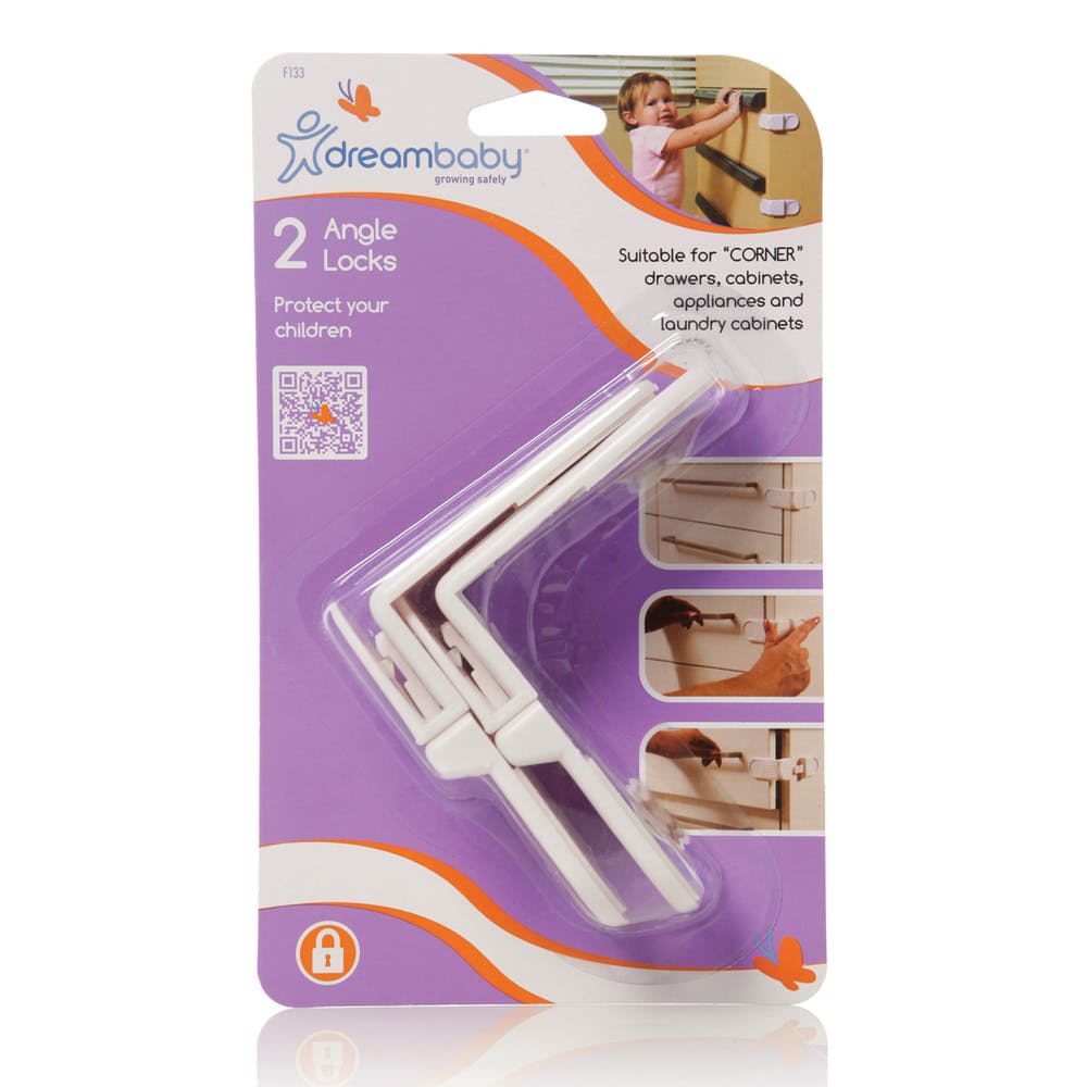 Angle Locks for Drawers - 2 Pack 2