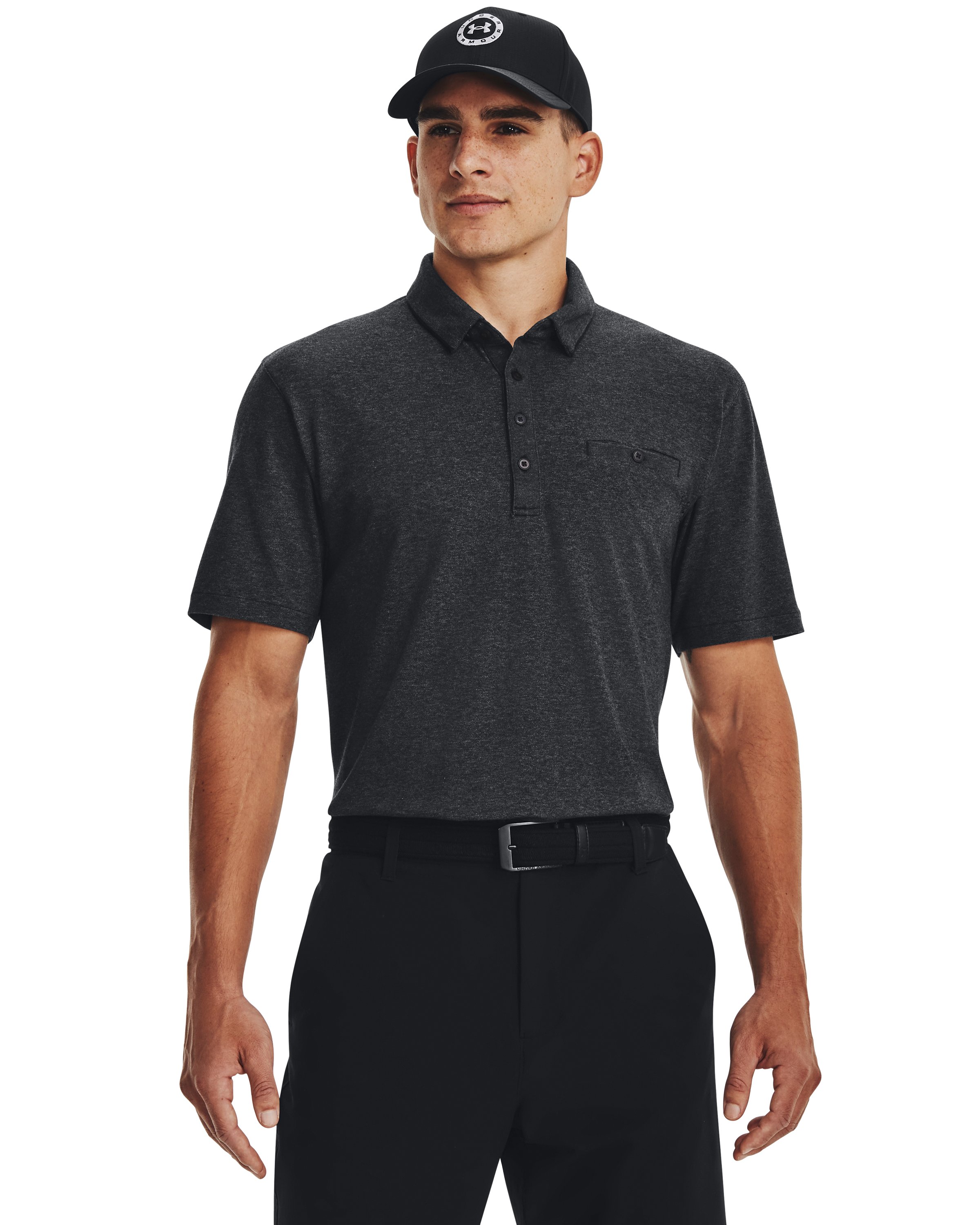 Men's UA Luxe Heather Polo 5