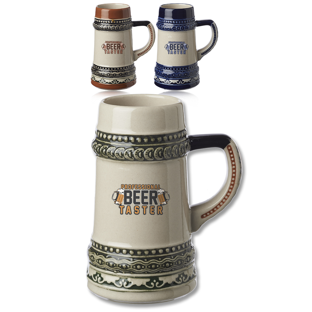 2 oz. Bremen Mini Ceramic Beer Mug Shooter 4