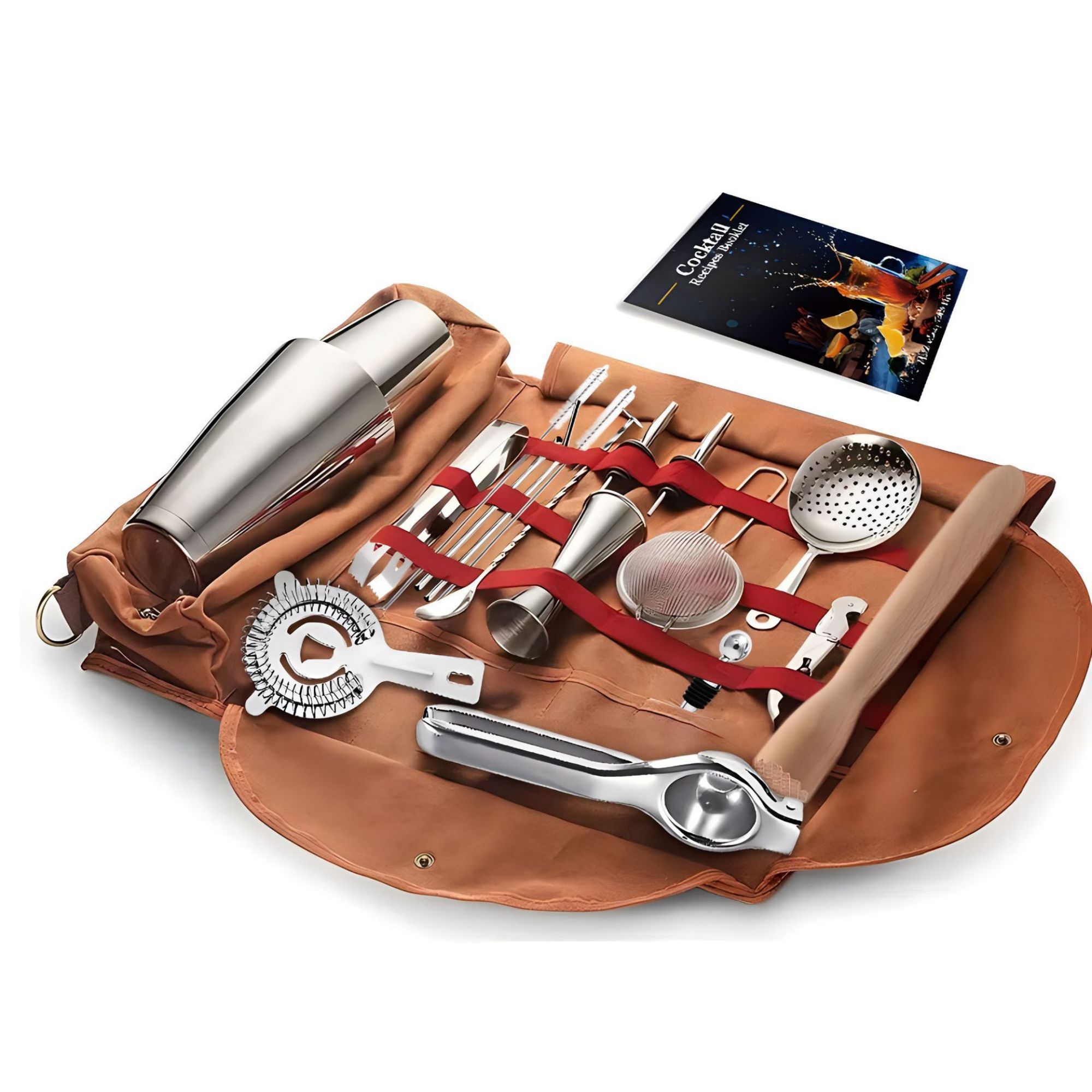 Professional 17-Piece Stainless Steel Bar Tool Set 6
