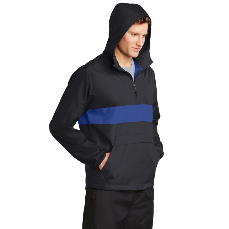 Sport-Tek Zipped Pocket Anorak. 17