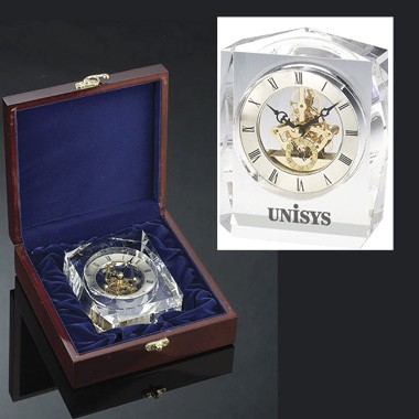 CRYSTAL TROPHY CLOCK 1