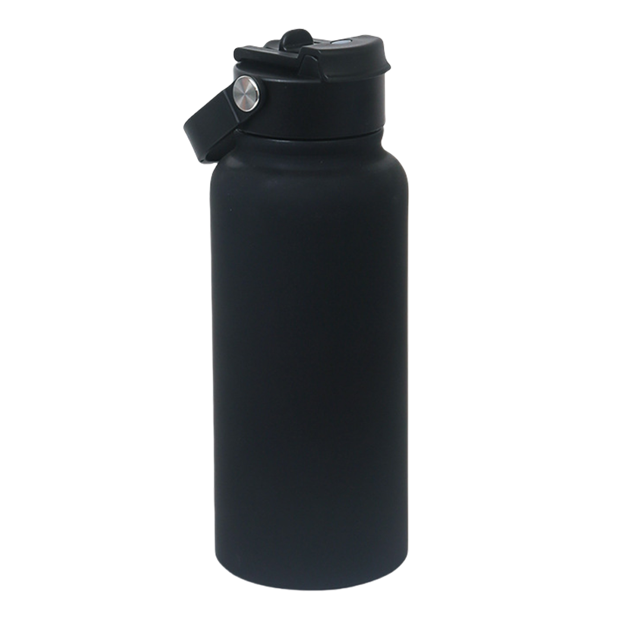 600ml Matte Morandi Silicone Base Space Bottle with Handle, custom water bottle with logo imprint 2