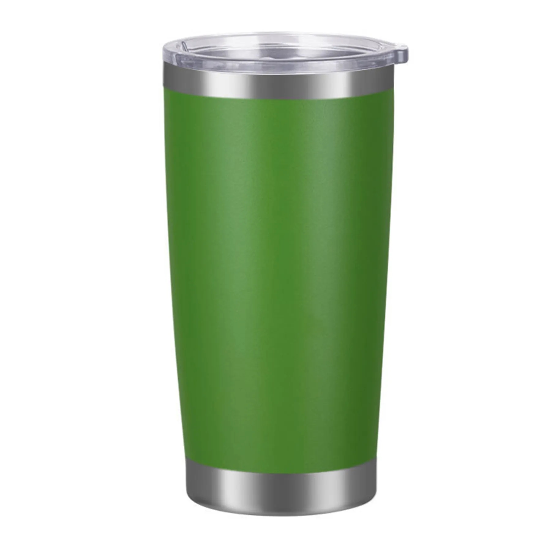 20 Oz. Powder Coated Tumbler w/Clear Slide Lid 8