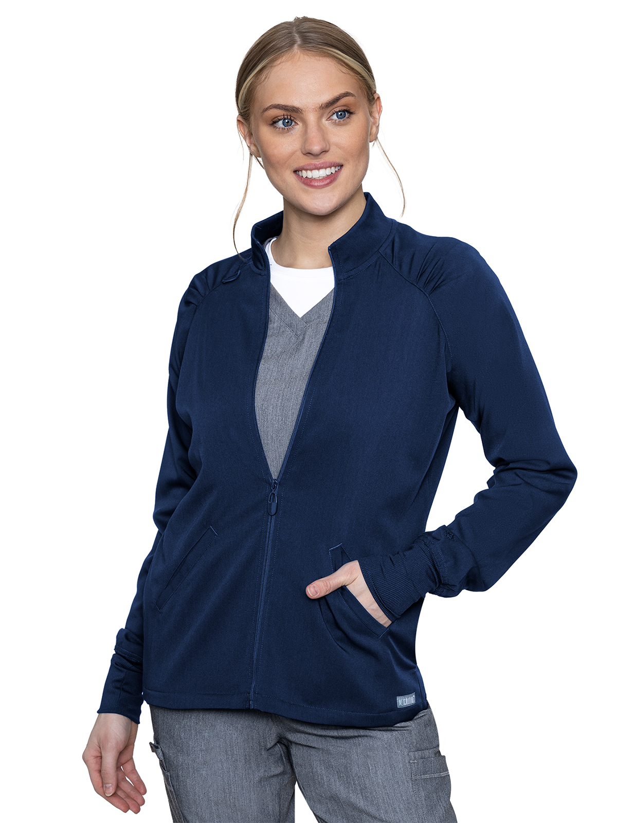 Med Couture - MC Touch - Women's 4-Pocket Zip-Front Jacket