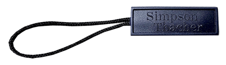 2D Custom Zipper Pull with cord 9