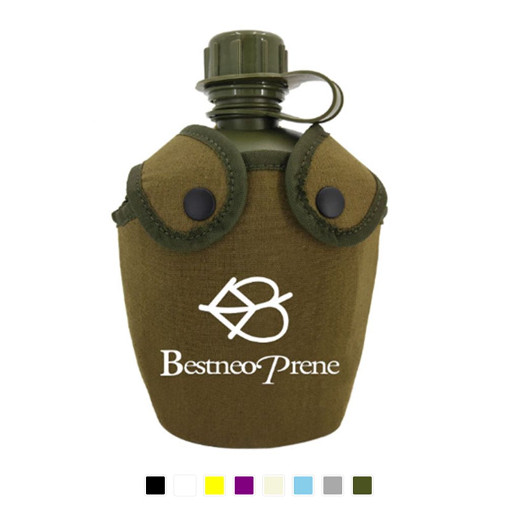 Army Water Bottle Sleeve Cover, custom koozie with logo imprint 4