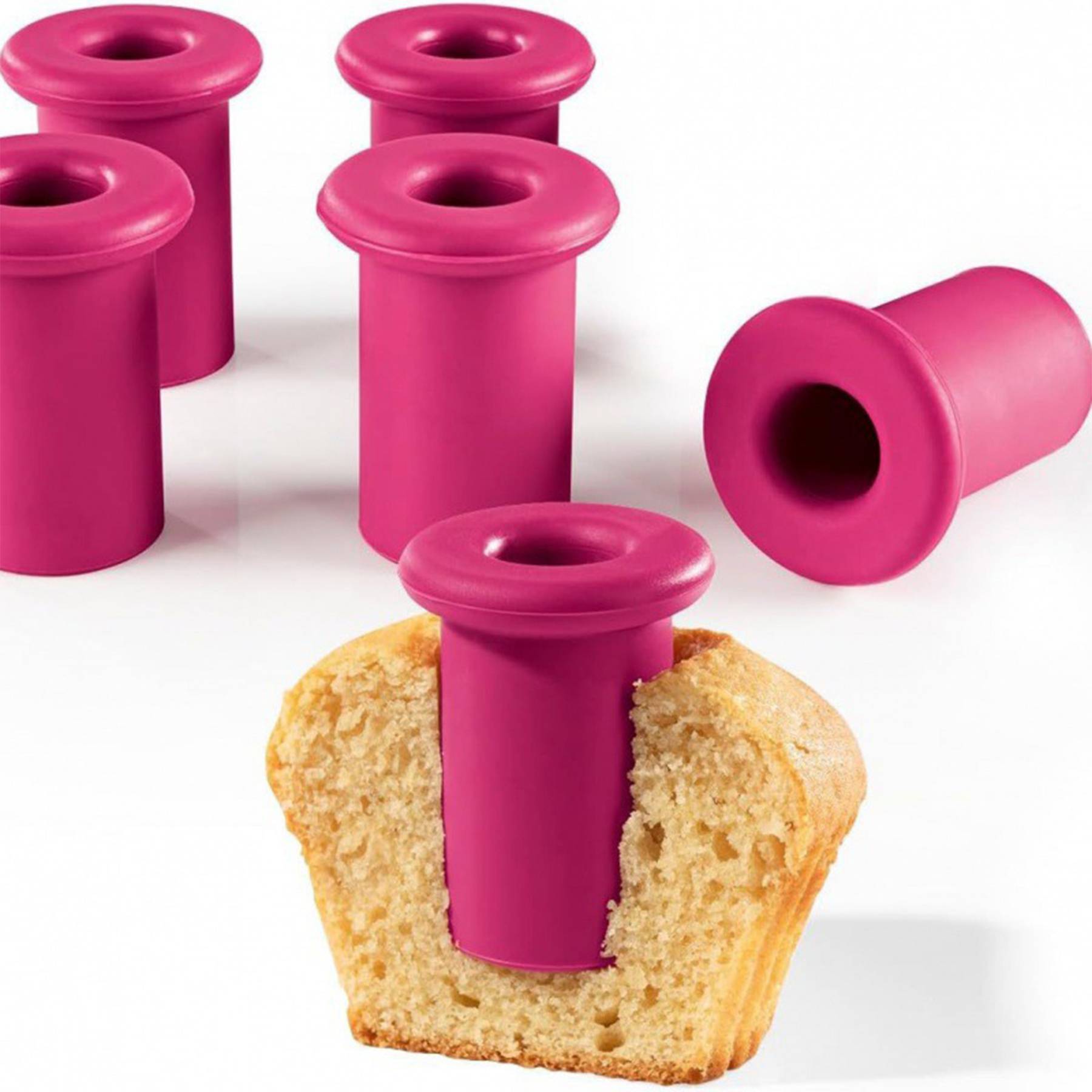 Silicone cake drilled opening plug 6