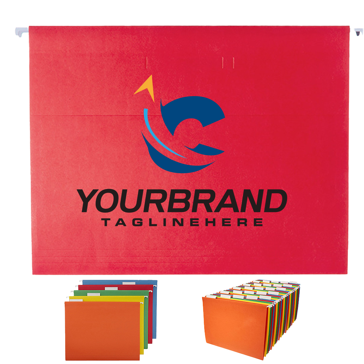 A4 Letter Size Solid Color Paper Hanging File Folder 6