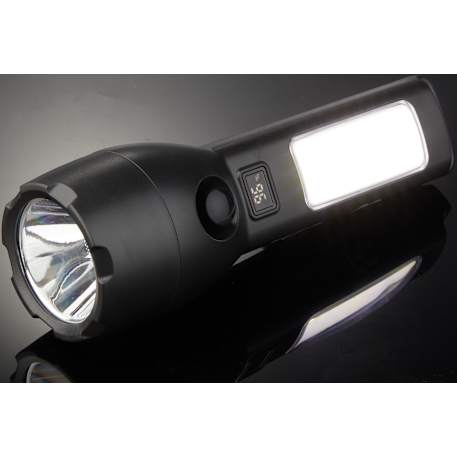 Solar Powered Rechargeable COB Flashlight 44