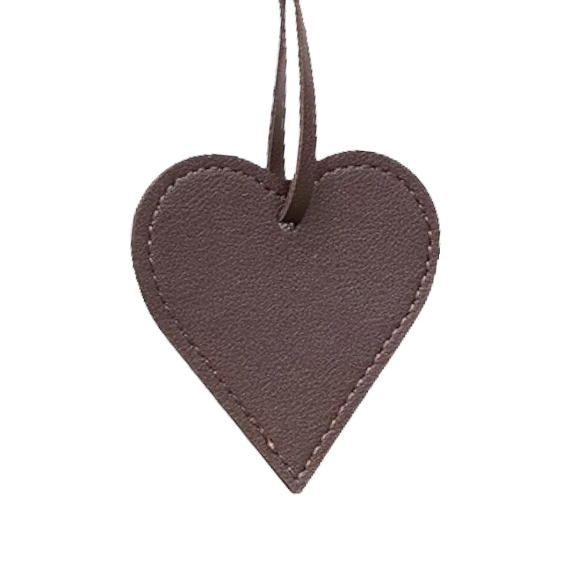 PU Leather Heart Keychain Lightweight Compact Build 5