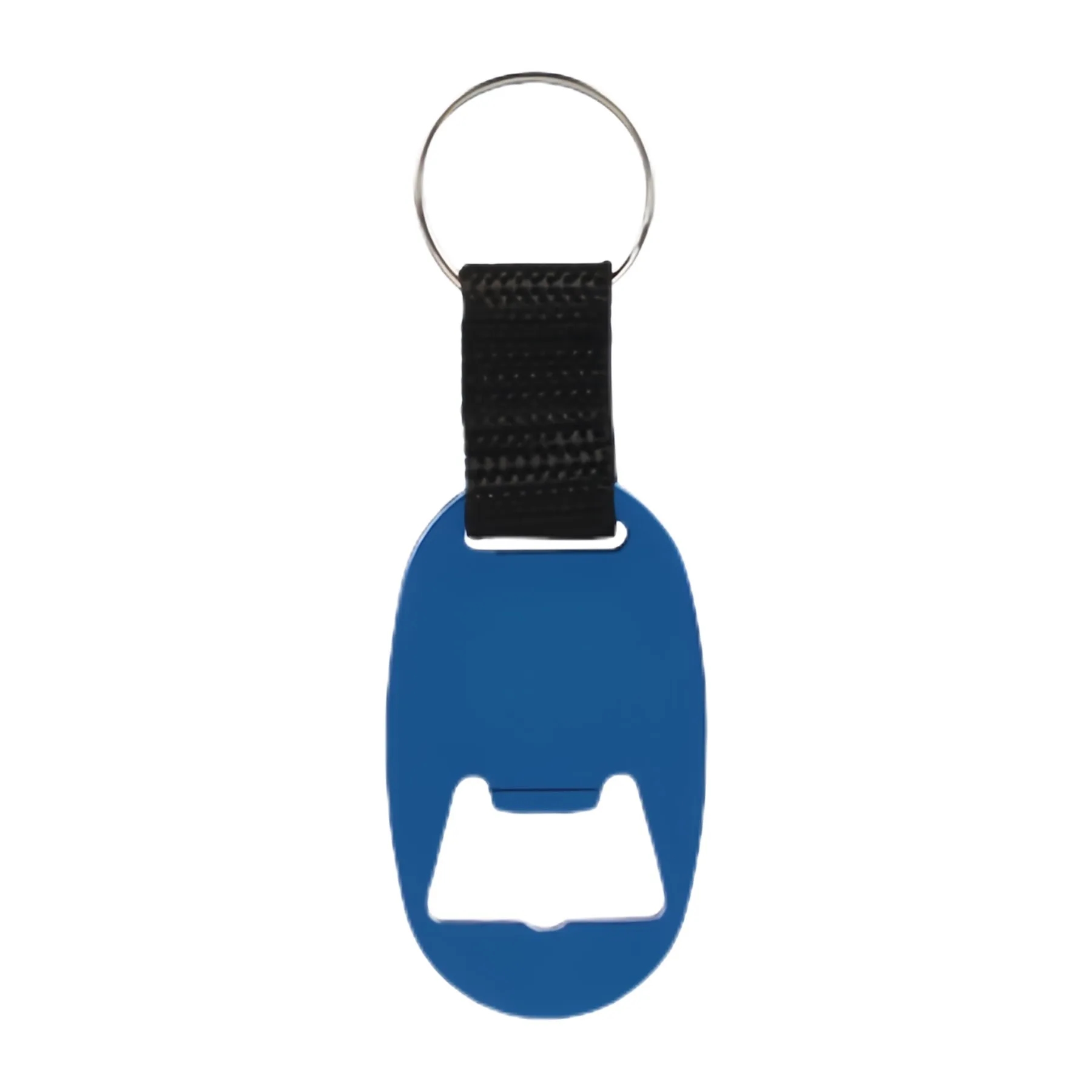 Oval Bottle Opener Keychain w/ Strap 11