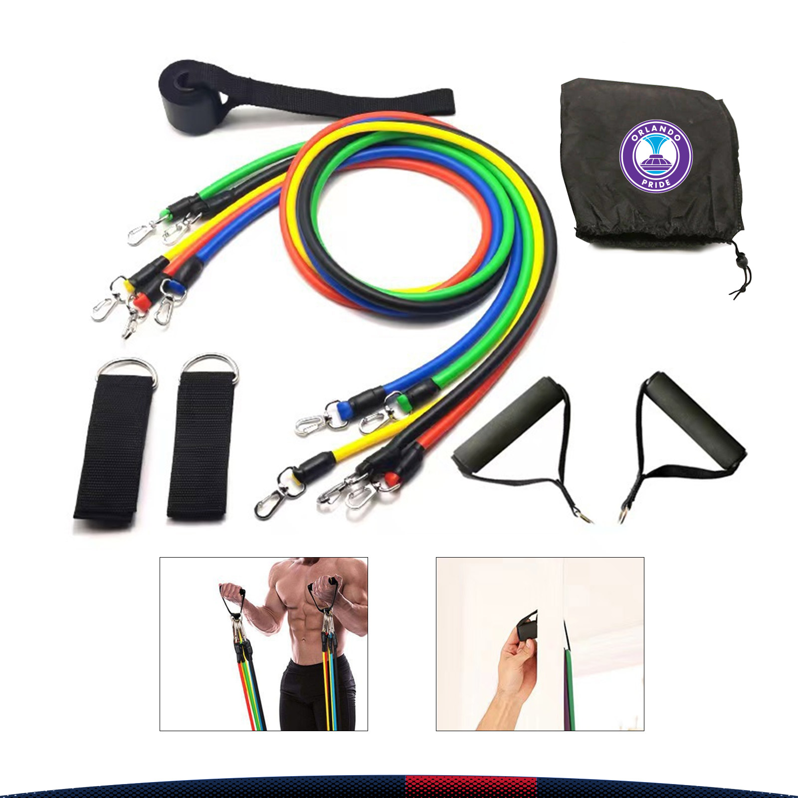 Threb Tube Resistance Bands Set 1