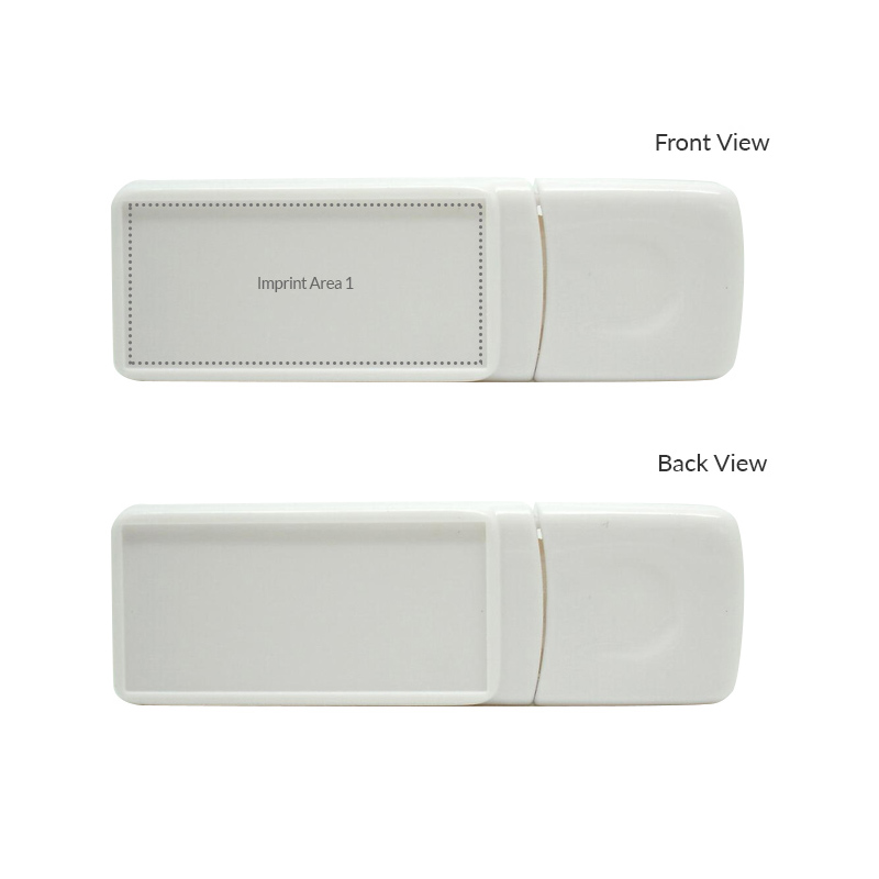 Rectangular Epoxy Dome USB Flash Drive 1