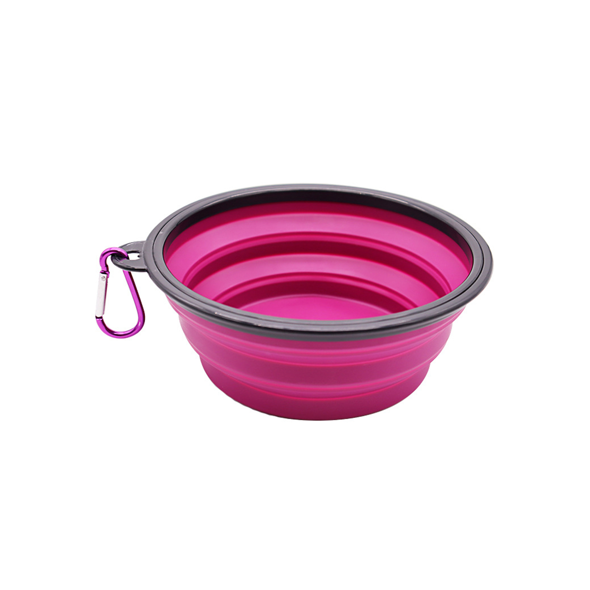 TPE Travel Dish With Carabiner 12 Ounce Capacity 15