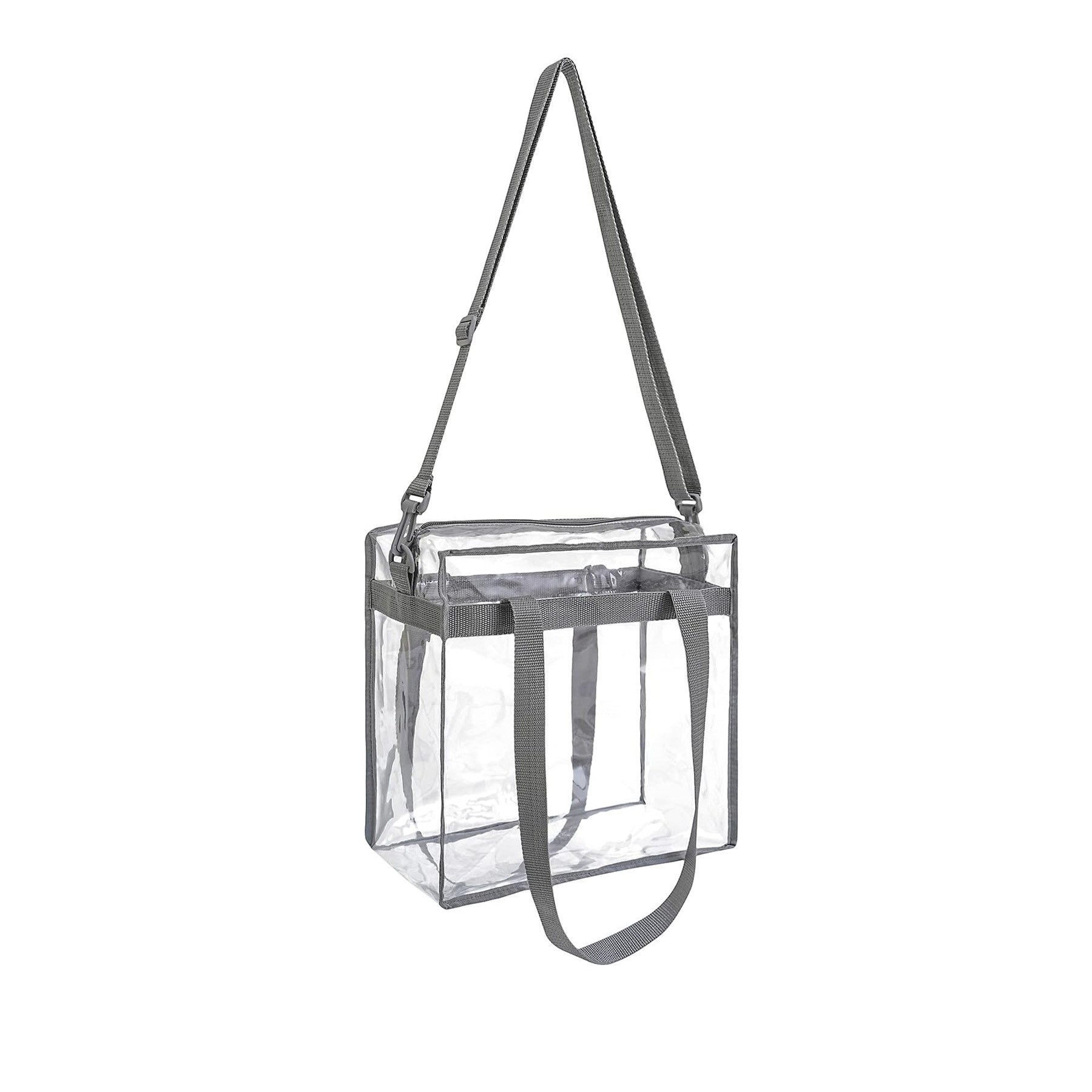 Clear Shoulder Bag with Zipper Closure 5
