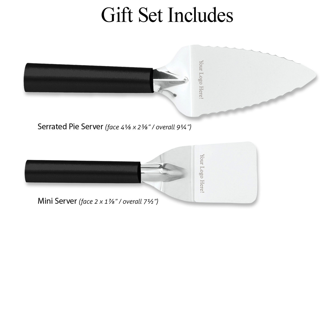 Serving Gift Set w/Black Handle 6