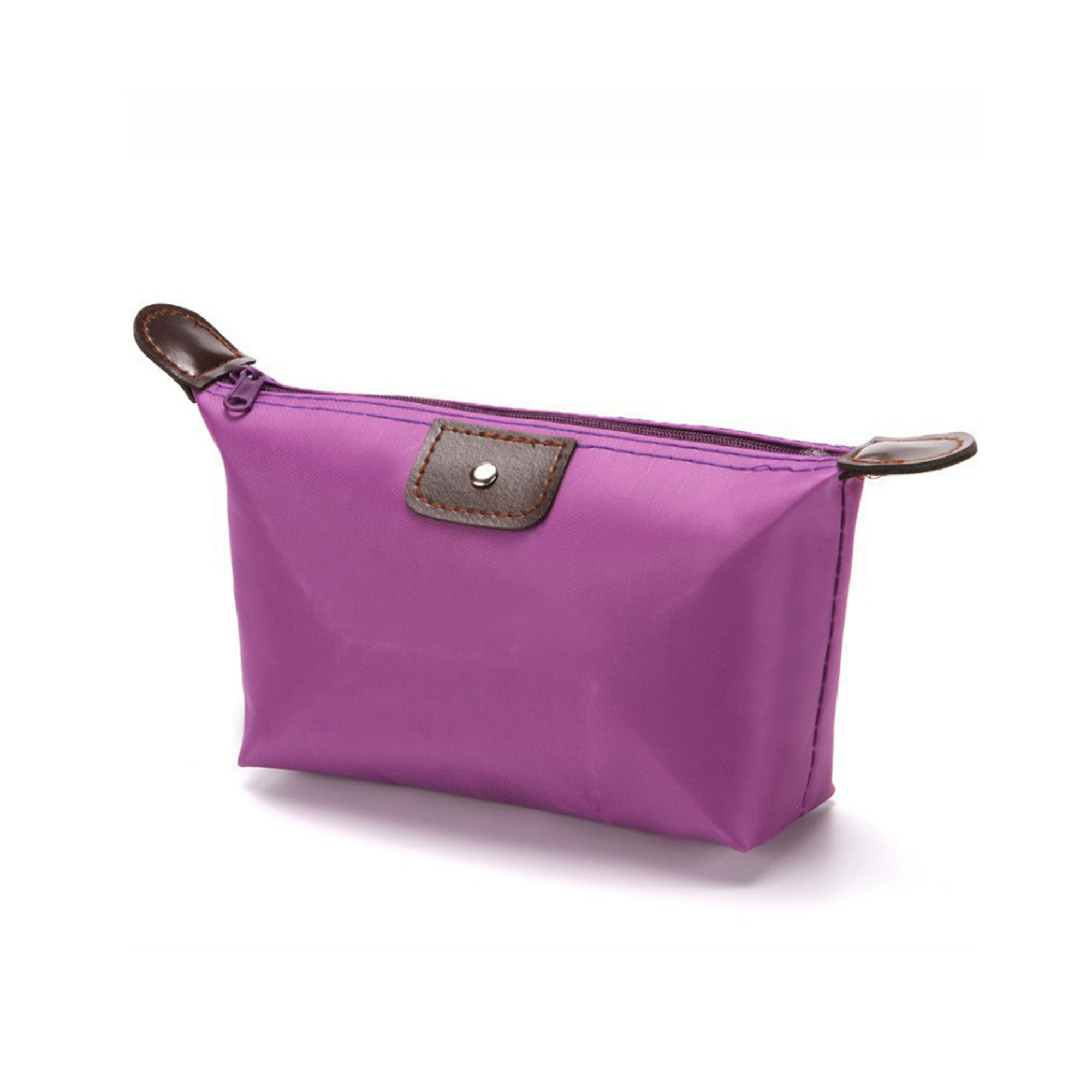Waterproof Nylon Cosmetic Bag 10.5 x 2.8 x 5.2" 4