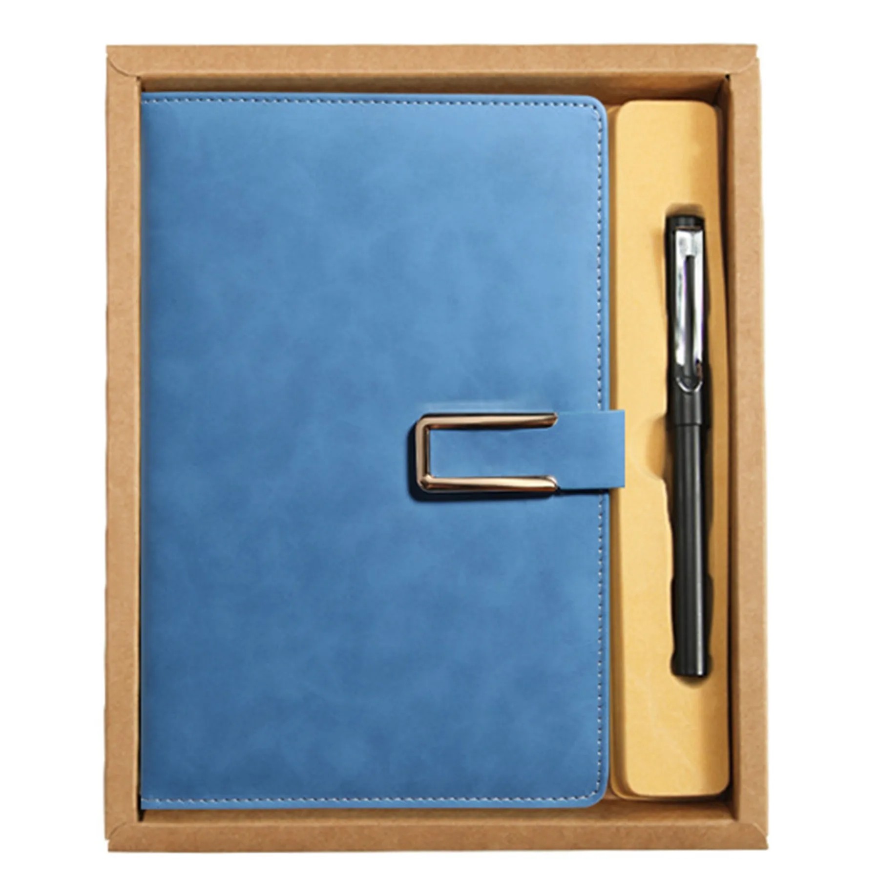 Leather Notebook W/ Ballpoint Pen Set 3