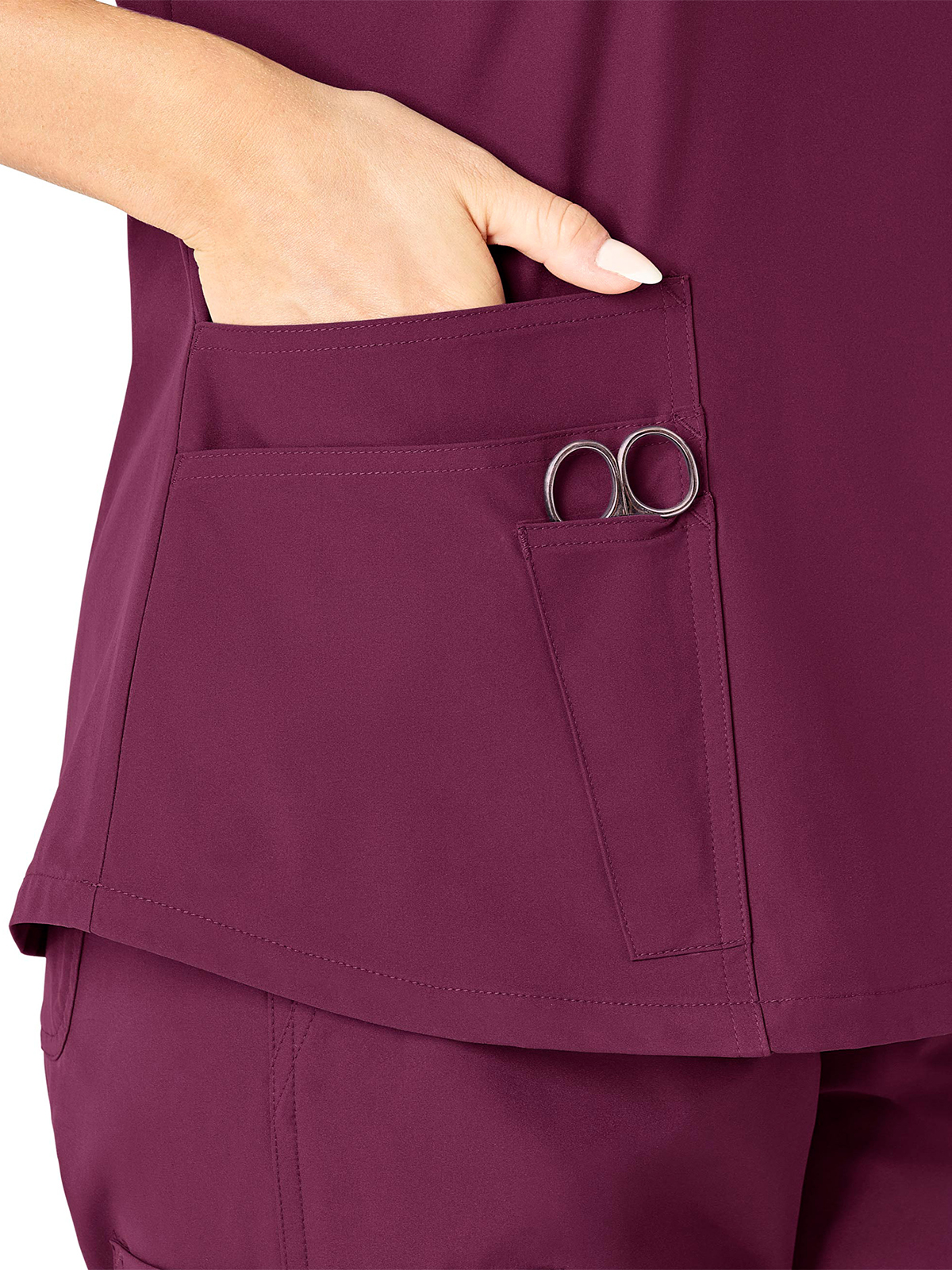 Carhartt Scrubs - Force Essentials - Women's Five-Pocket Modern Fit V-Neck Top 4