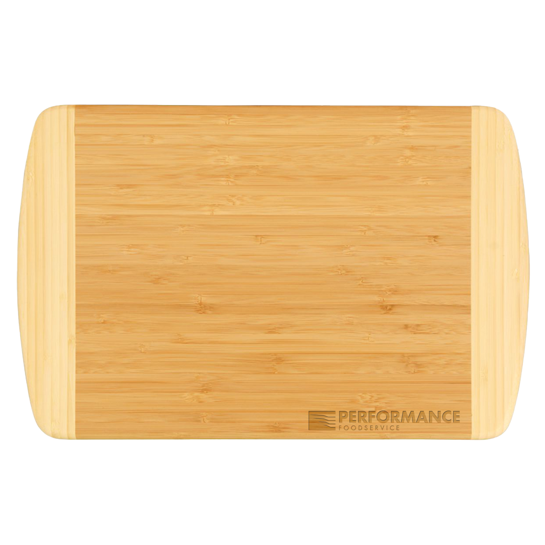 18" x 12" Bamboo 2-Tone Cutting Board