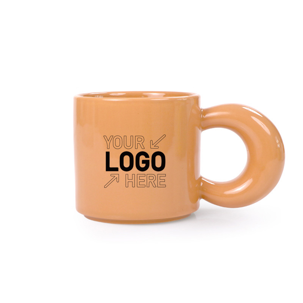 Color glazed porcelain cup 2