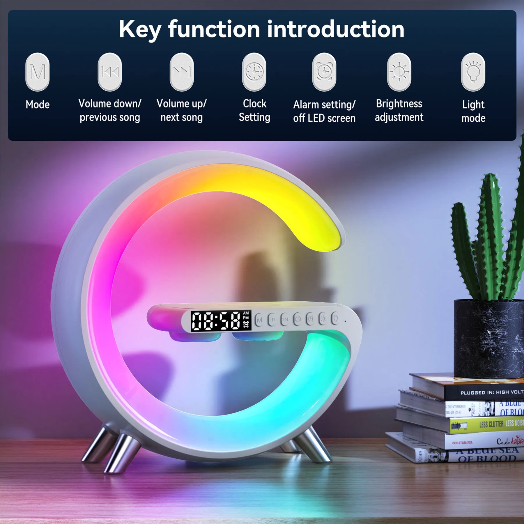 Multifunctional rechargeable speaker 3