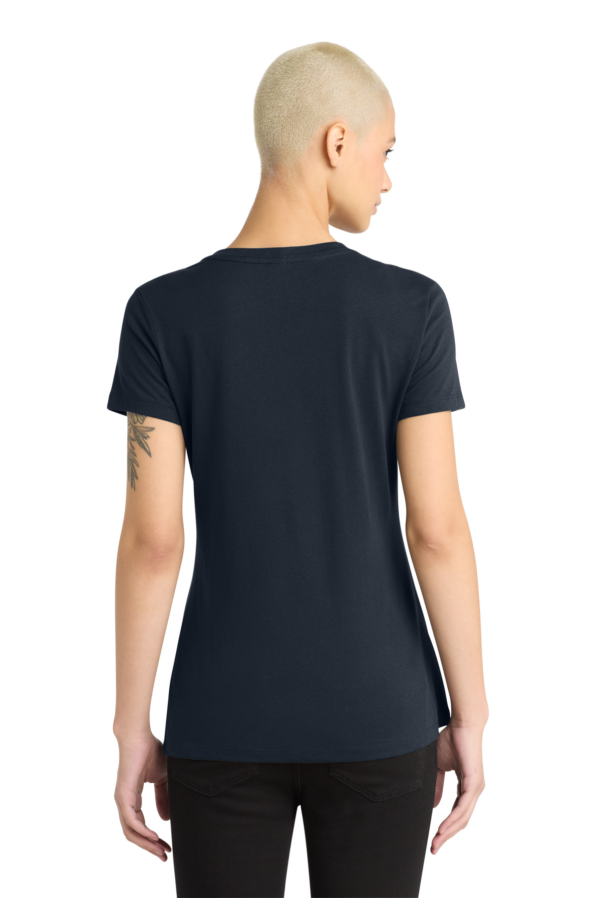 District - Women's Perfect Weight V-Neck Tee. DM1170L 162