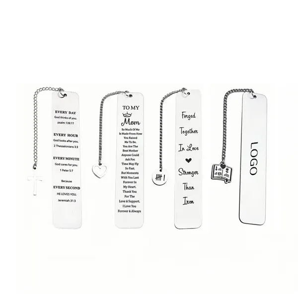 Stainless Steel Bookmarks - Durable Page Markers 3